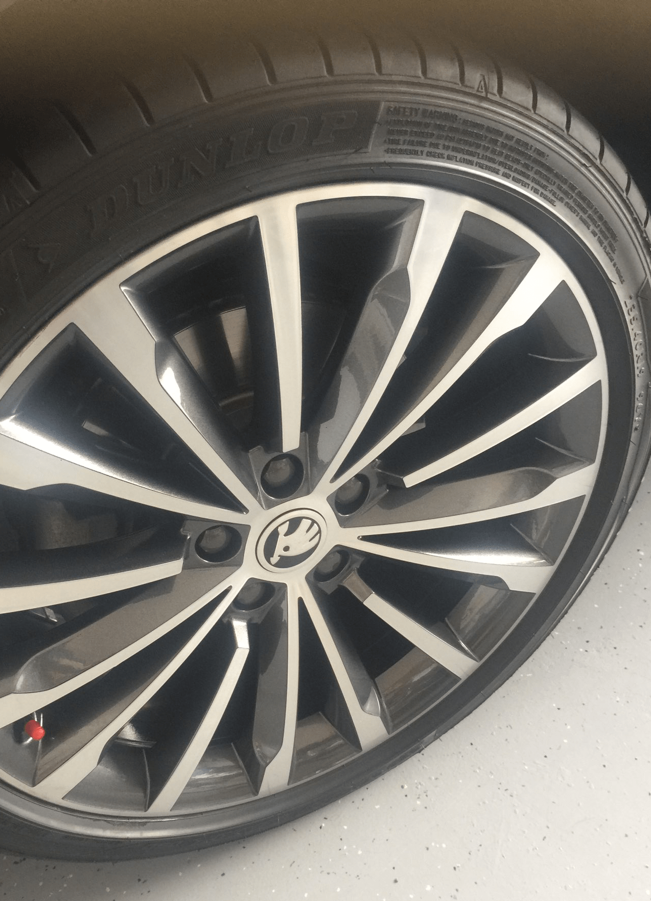The result of CNC Machining the rim of a Skoda