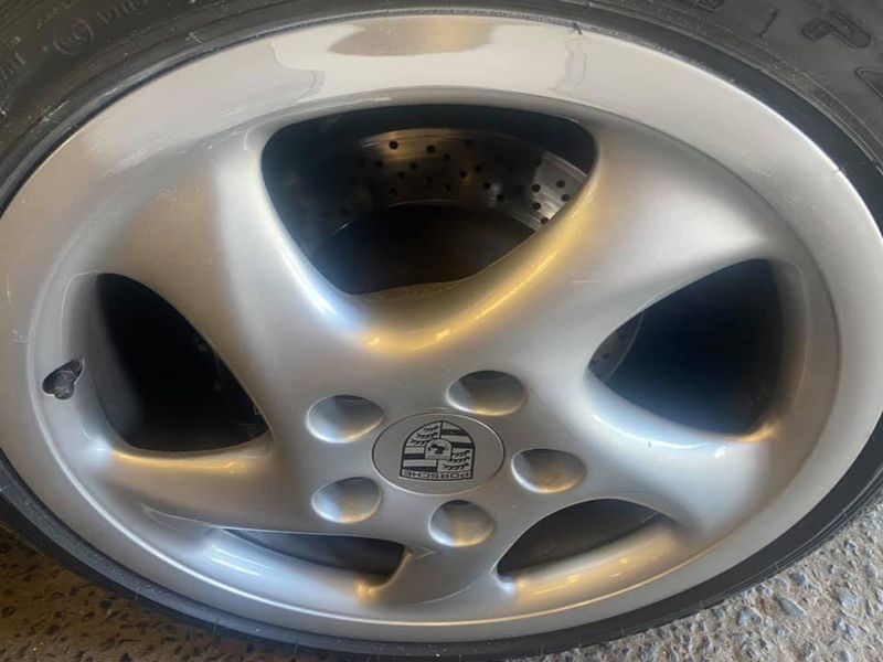 Repaired Porsche Wheel